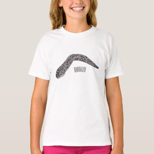 T-shirt Illustration de caricature de murène tachetée