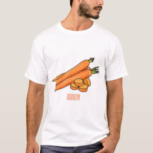 T-shirt Illustration de carotte