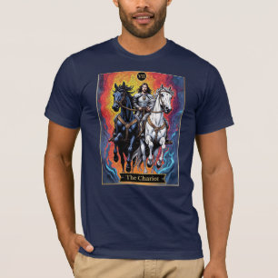 T-shirt Illustration de carte de tarot, Le Chariot
