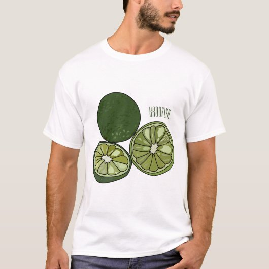 T-shirt Illustration de chaux Kaffir (Devant)