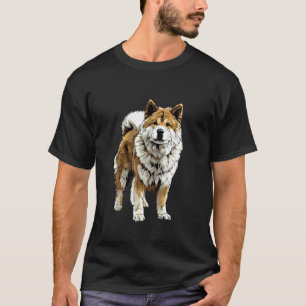T-shirt Illustration de chien Akita pour les propriétaires