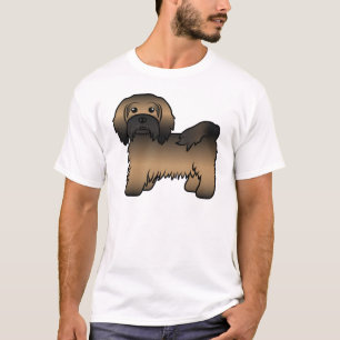 T-shirt Illustration de chien de dessin animé mignon Havan