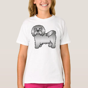 T-shirt Illustration de chien de dessin animé mignon Havan