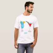 T-shirt Illustration de cocktail (Devant entier)