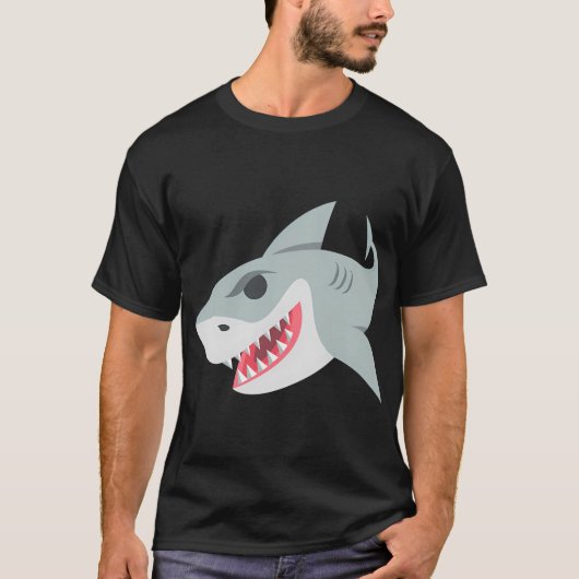 T-shirt Illustration de conception graphique de requin Mon (Devant)