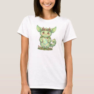 T-shirt Illustration de créature fantastique lutin mignon
