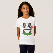 T-Shirt Illustration de Cute Panda (Devant entier)