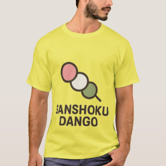 T-shirt Illustration de Cute Sanshoku Dango