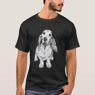 T-shirt Illustration de Daisy Chien Basset Hound
