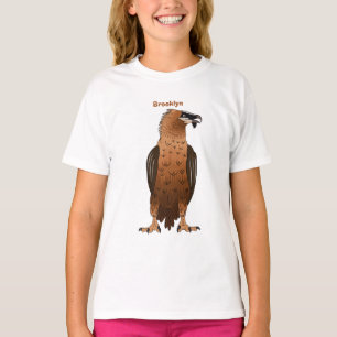 T-shirt Illustration de dessin animé autour du vautour