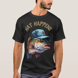 T-shirt Illustration de dessin animé de poisson surréalist