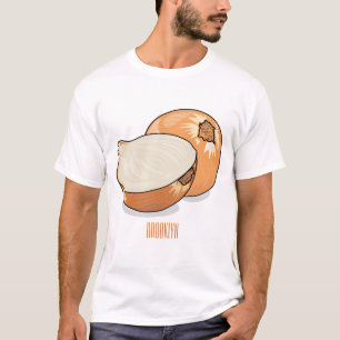 T-shirt Illustration de dessin animé d'oignon 