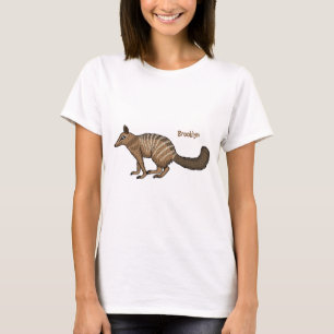 T-shirt Illustration de dessin animé joyeux numbat