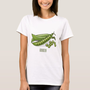 T-shirt Illustration de dessin de pois