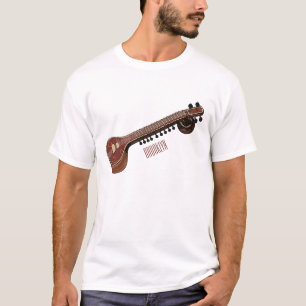 T-shirt Illustration de dessin de Sitar
