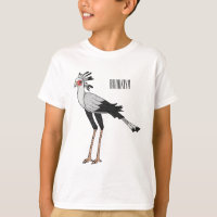 Illustration de dessin du secrétaire pour oiseaux