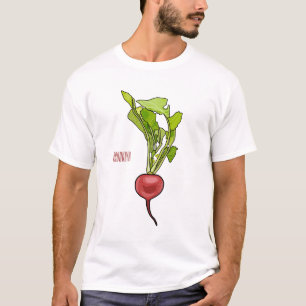 T-shirt Illustration de dessin Radish