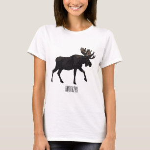 T-shirt Illustration de dessin sur l'orignal