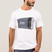 T-shirt Illustration de dessin sur micro-ondes (Devant)