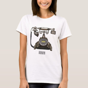 T-shirt Illustration de dessin téléphonique