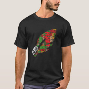 T-shirt Illustration de famille séduisante Afro