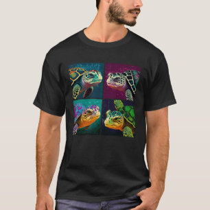 T-shirt Illustration de flop de tortue de mer Femmes anima