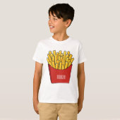 T-shirt Illustration de frites (Devant entier)
