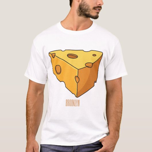 T-shirt Illustration de fromage (Devant)