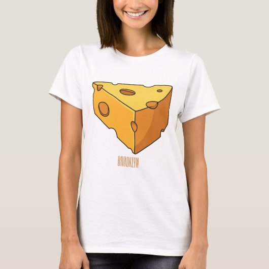 T-shirt Illustration de fromage (Devant)