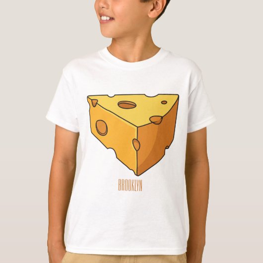 T-shirt Illustration de fromage (Devant)