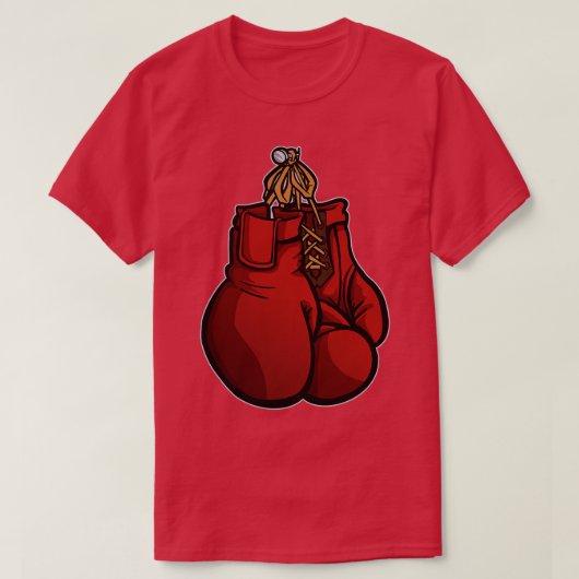T-shirt Illustration de gants de boxe (Design devant)