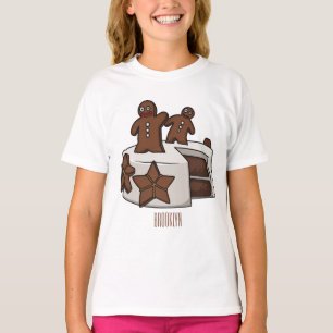 T-shirt Illustration de gâteau de pain d'épices