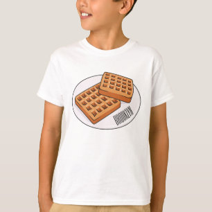 T-shirt Illustration de gaufre