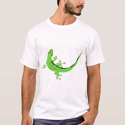 T-shirt Illustration de Gecko Lizard Reptile (Devant)
