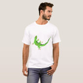 T-shirt Illustration de Gecko Lizard Reptile (Devant entier)