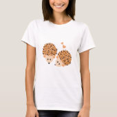 T-shirt Illustration de hérissons (Devant)