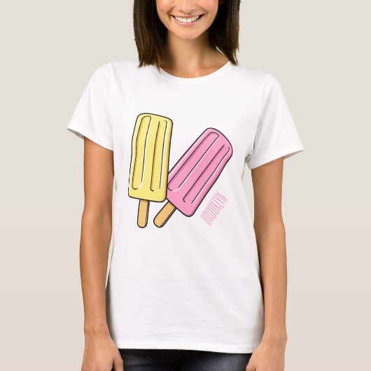 T-shirt Illustration de Ice pop (Devant)