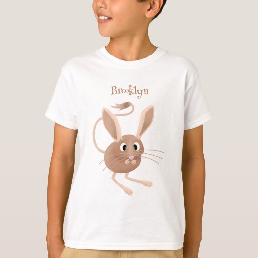 T-shirt Illustration de jerboa aux longues oreilles (Devant)