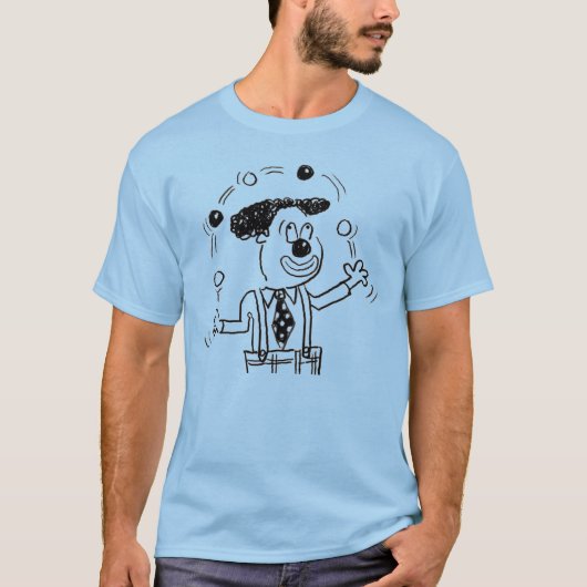 T-shirt Illustration de Juggler Jongler des balles dans l' (Devant)