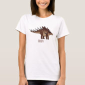 T-shirt Illustration de Kentrosaurus (Devant)