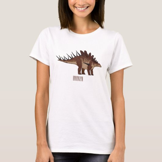 T-shirt Illustration de Kentrosaurus (Devant)