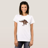 T-shirt Illustration de Kentrosaurus (Devant entier)