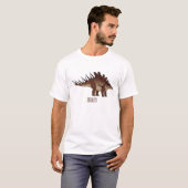 T-shirt Illustration de Kentrosaurus (Devant entier)