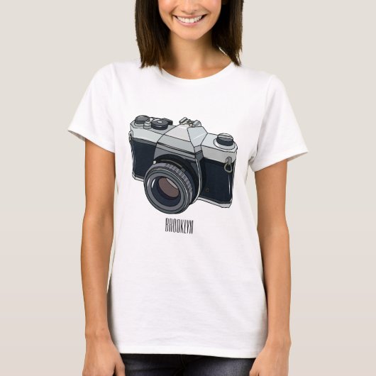T-shirt Illustration de la caméra (Devant)