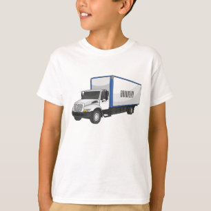 T-shirt Illustration de la caricature du camion-boîte