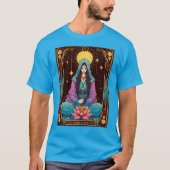 T-shirt Illustration de la carte Tarot, la lune (Devant)