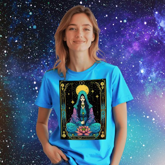 T-shirt Illustration de la carte Tarot, la lune