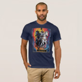 T-shirt Illustration De La Carte Tarot, Le Chariot (Devant entier)