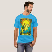 T-shirt Illustration de la carte Tarot, Le Soleil (Devant entier)