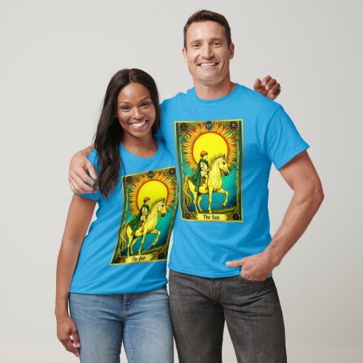 T-shirt Illustration de la carte Tarot, Le Soleil (Unisexe)